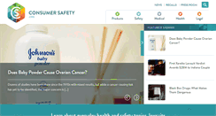 Desktop Screenshot of consumersafety.org