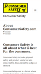 Mobile Screenshot of consumersafety.com